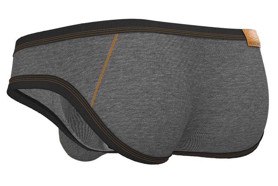 Private Structure Men's Underwear LCUT4358 Barn Boy Low Rise Mini Brief Color Stone Gray