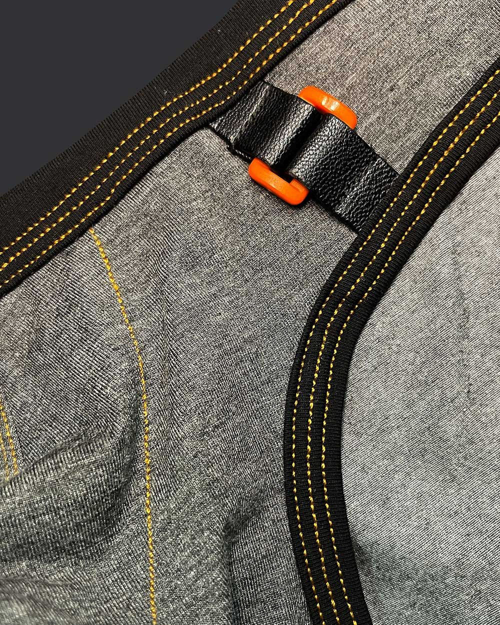 Private Structure Barn Boy Low Rise Mini Brief - Stone Gray
