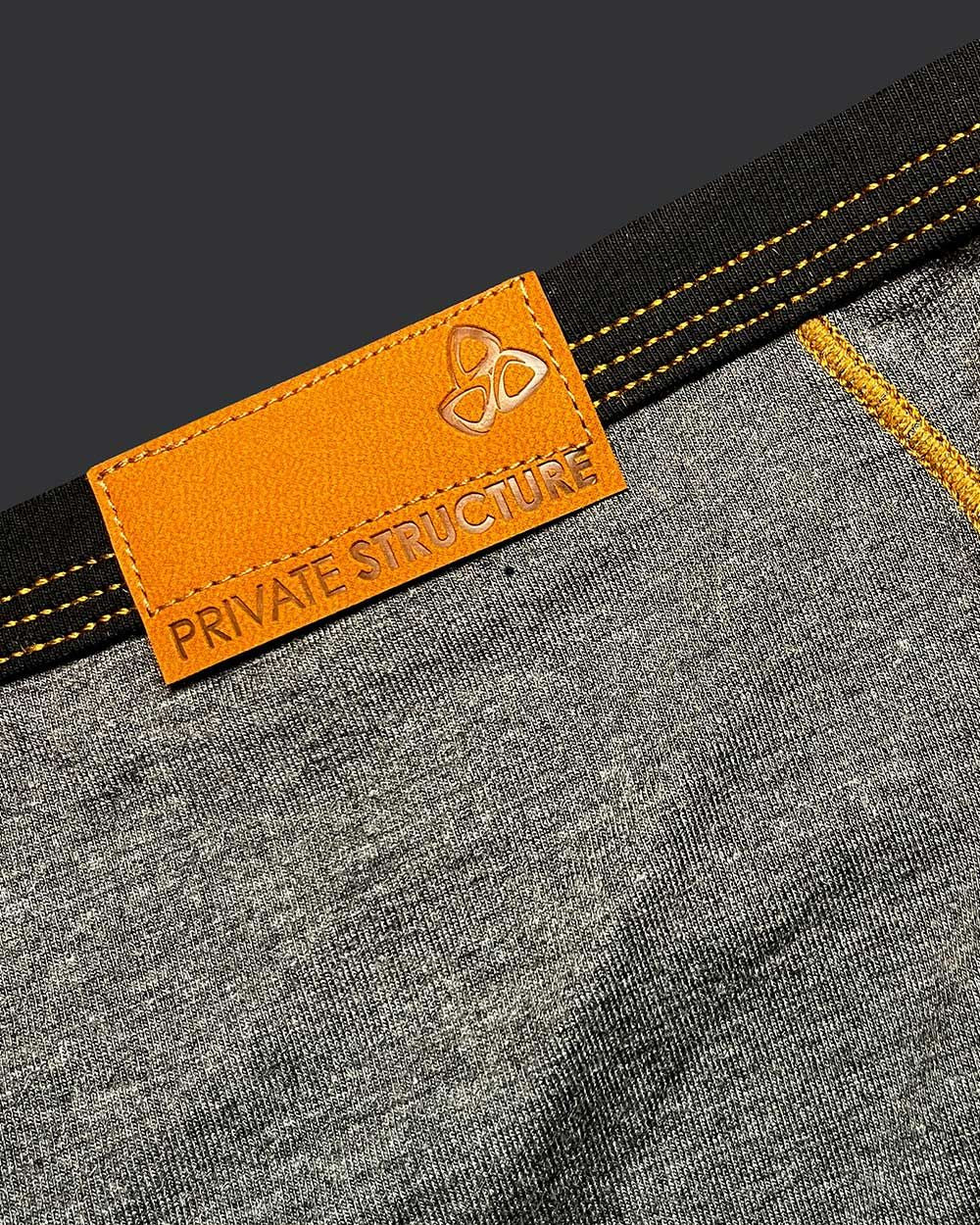 Private Structure Men's Underwear LCUT4358 Barn Boy Low Rise Mini Brief Color Stone Gray