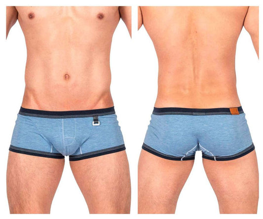 Private Structure Men's Underwear LCUT4359 Barn Boy Low Rise Trunk Color Denim
