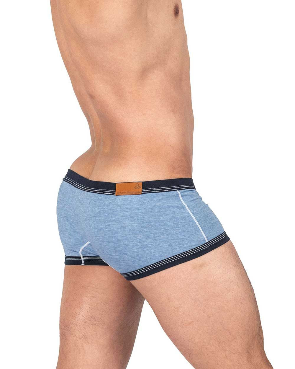 Private Structure Men's Underwear LCUT4359 Barn Boy Low Rise Trunk Color Denim
