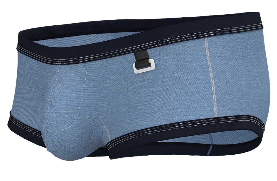 Private Structure Men's Underwear LCUT4359 Barn Boy Low Rise Trunk Color Denim