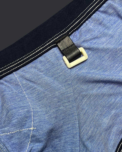 Private Structure Men's Underwear LCUT4359 Barn Boy Low Rise Trunk Color Denim