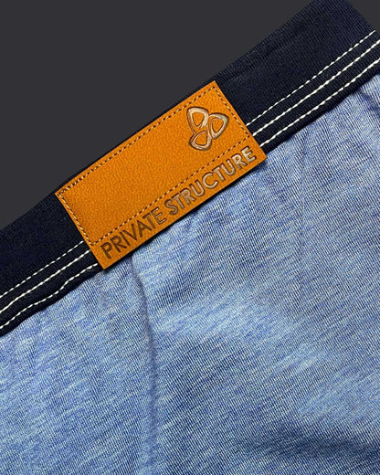 Private Structure Men's Underwear LCUT4359 Barn Boy Low Rise Trunk Color Denim