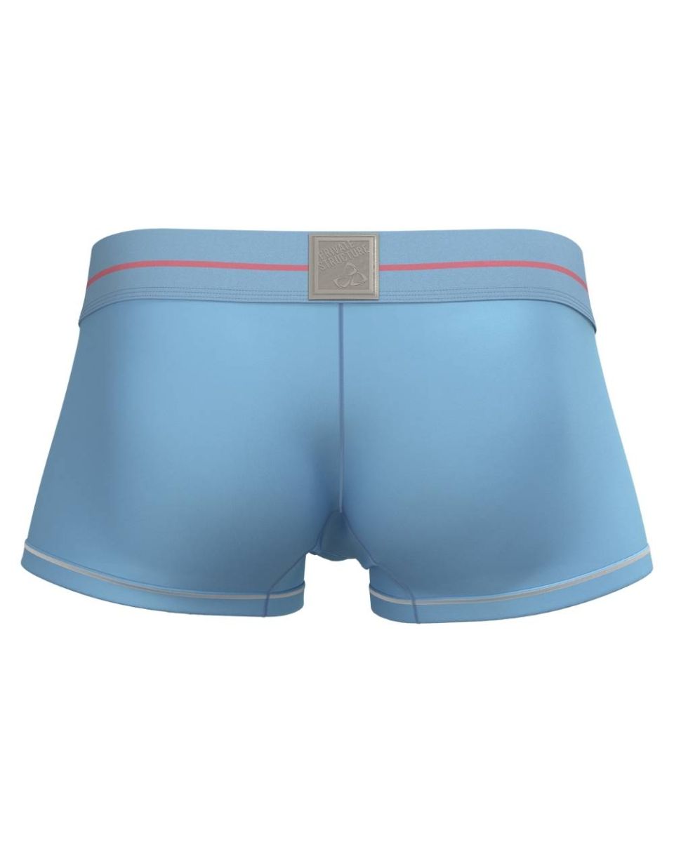 Private Structure Men's Underwear MOUX4103 Mo Lite Mid Waist Trunk Color Blue
