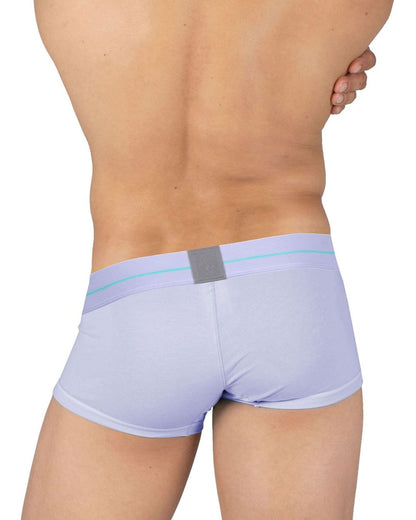 Private Structure Men's Underwear MOUX4103 Mo Lite Mid Waist Trunk Color Lilac