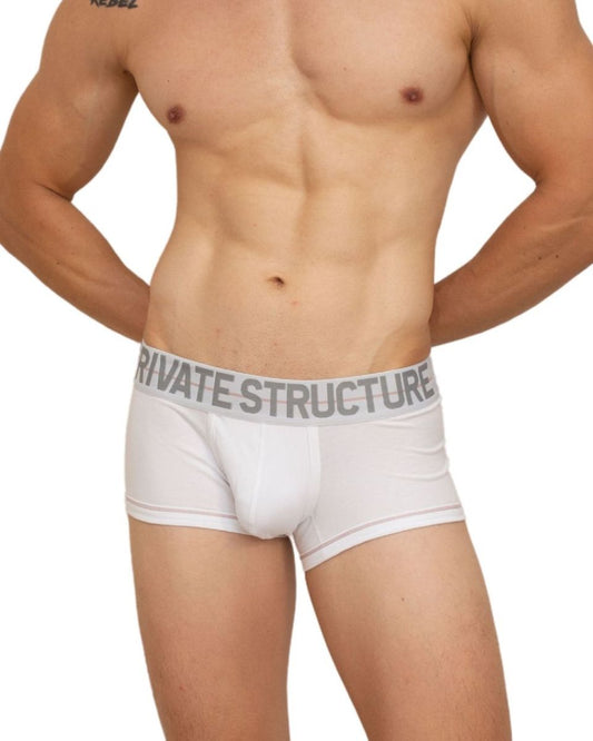 Private Structure Men's Underwear MOUX4103 Mo Lite Contour Brief Color White
