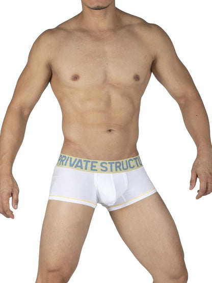 Private Structure Men's Underwear MOUX4103 Mo Lite Contour Brief Color White