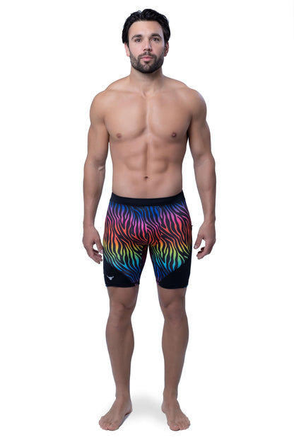 Pride Rainbow Tiger Shorts | MEN Shorts | Matador Meggings | OUTFAIR | OUTFAIR