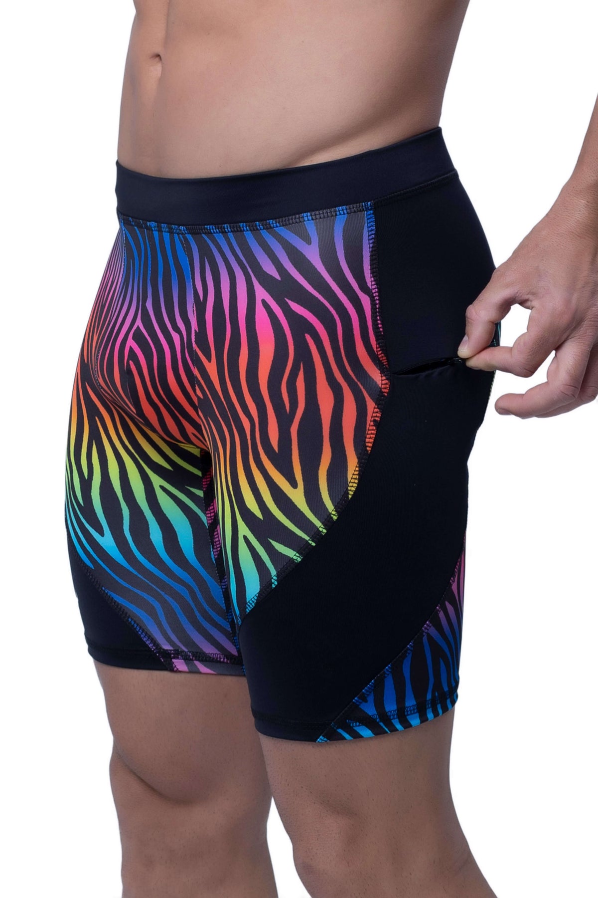Pride Rainbow Tiger Shorts | MEN Shorts | Matador Meggings | OUTFAIR | OUTFAIR