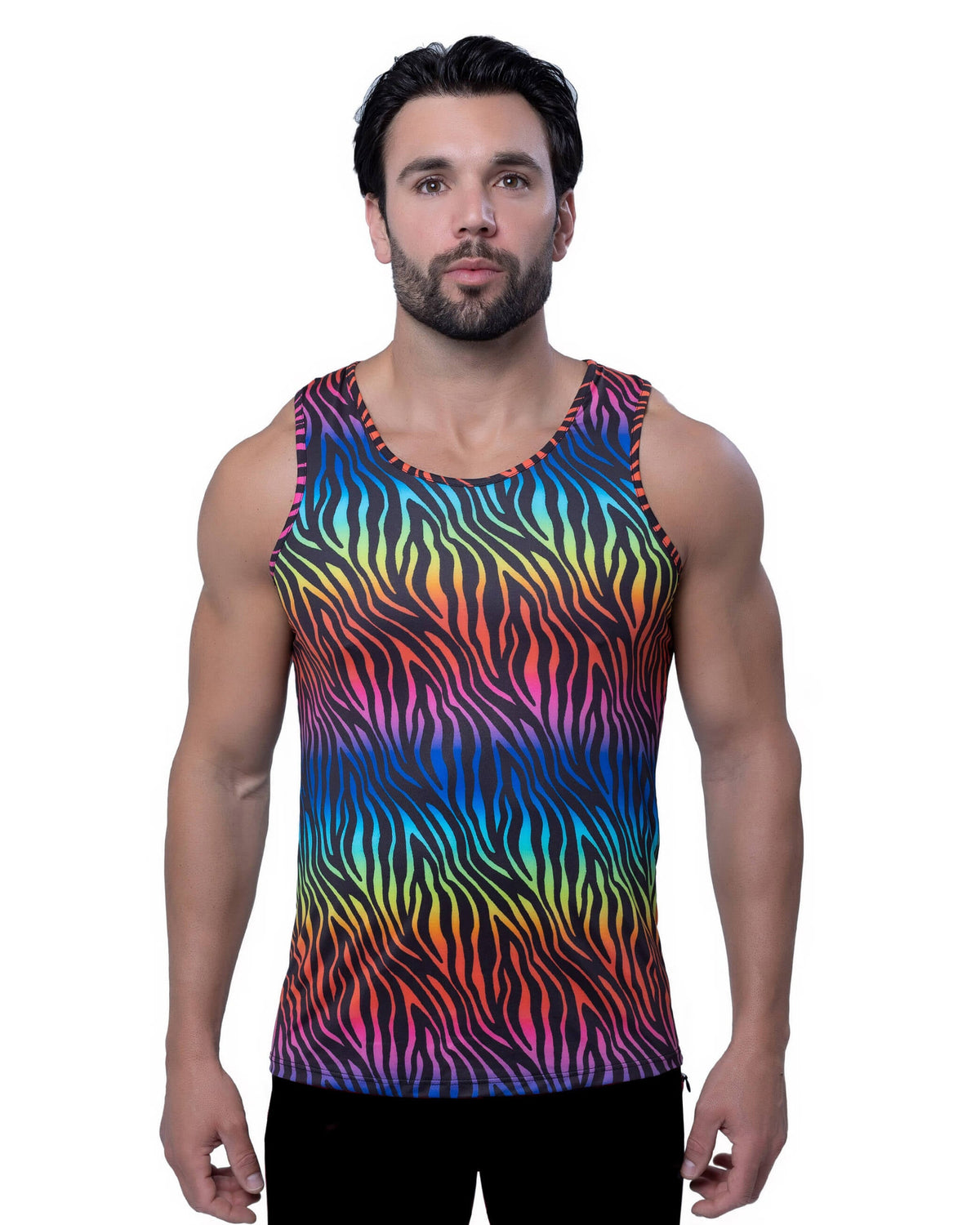 Pride Rainbow Tiger Tank Top - view 1