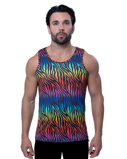 Pride Rainbow Tiger Tank Top - view 1