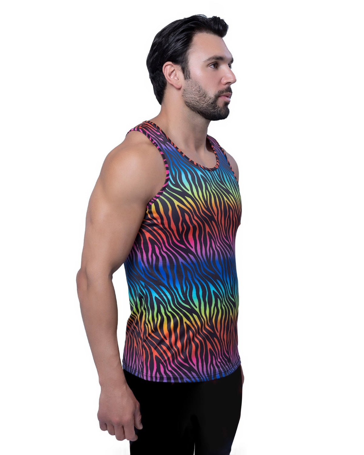 Pride Rainbow Tiger Tank Top - view 2