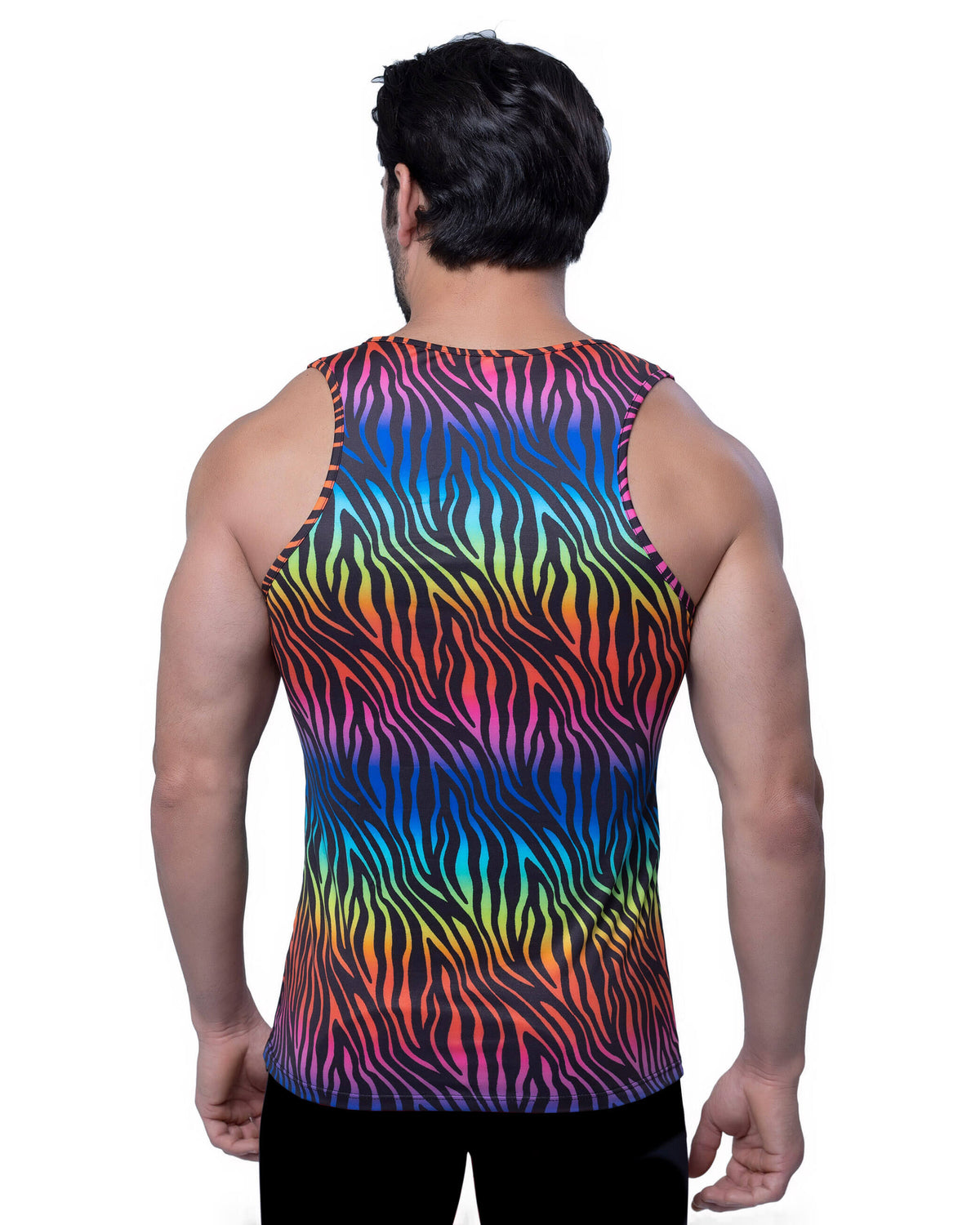 Pride Rainbow Tiger Tank Top - view 3
