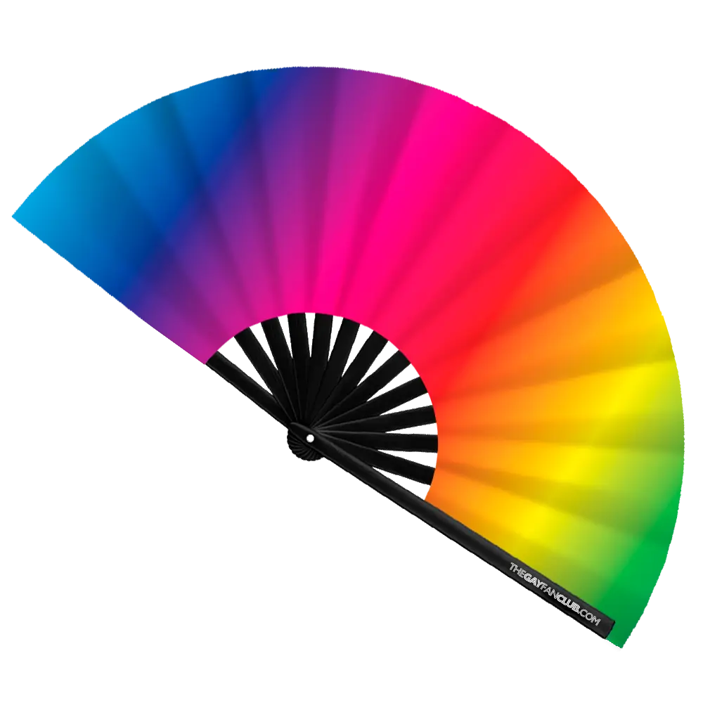 Rainbow Rave Fan (UV)