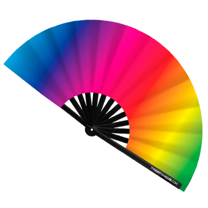 Rainbow Rave Fan (UV)
