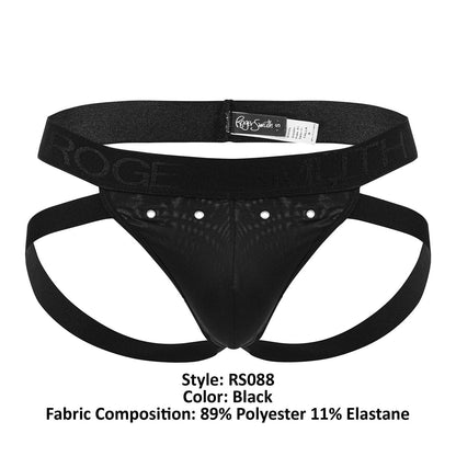 Roger Smuth RS088 Men's Underwear Jock-Thong Color Black