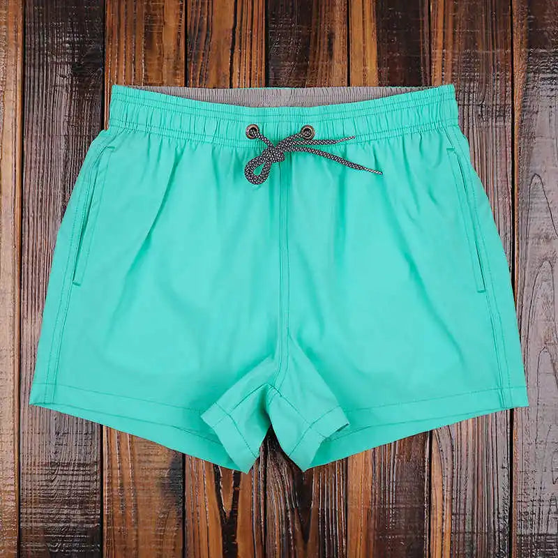 Solid Swim Shorts