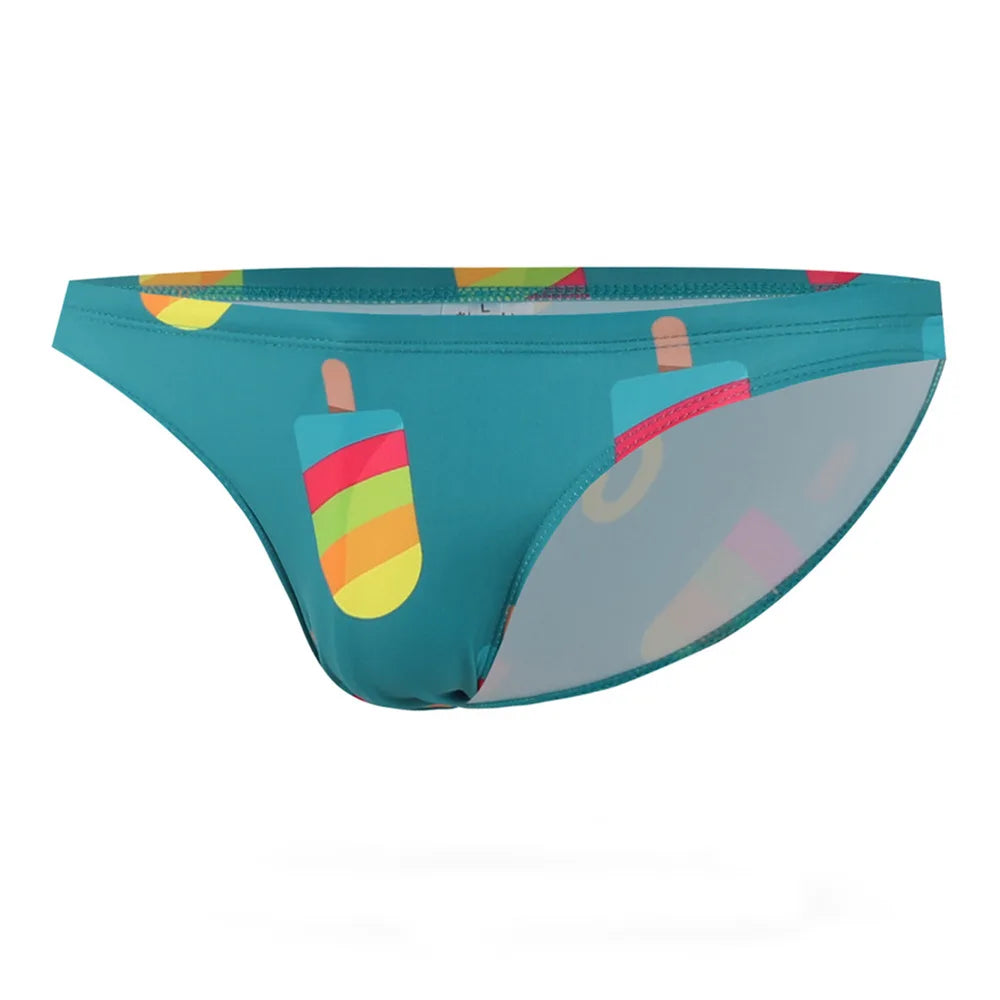 Creamy Boy Low Cut Swim Brief