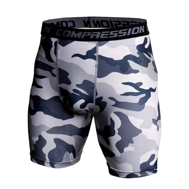 Camo Pixel Compression Shorts