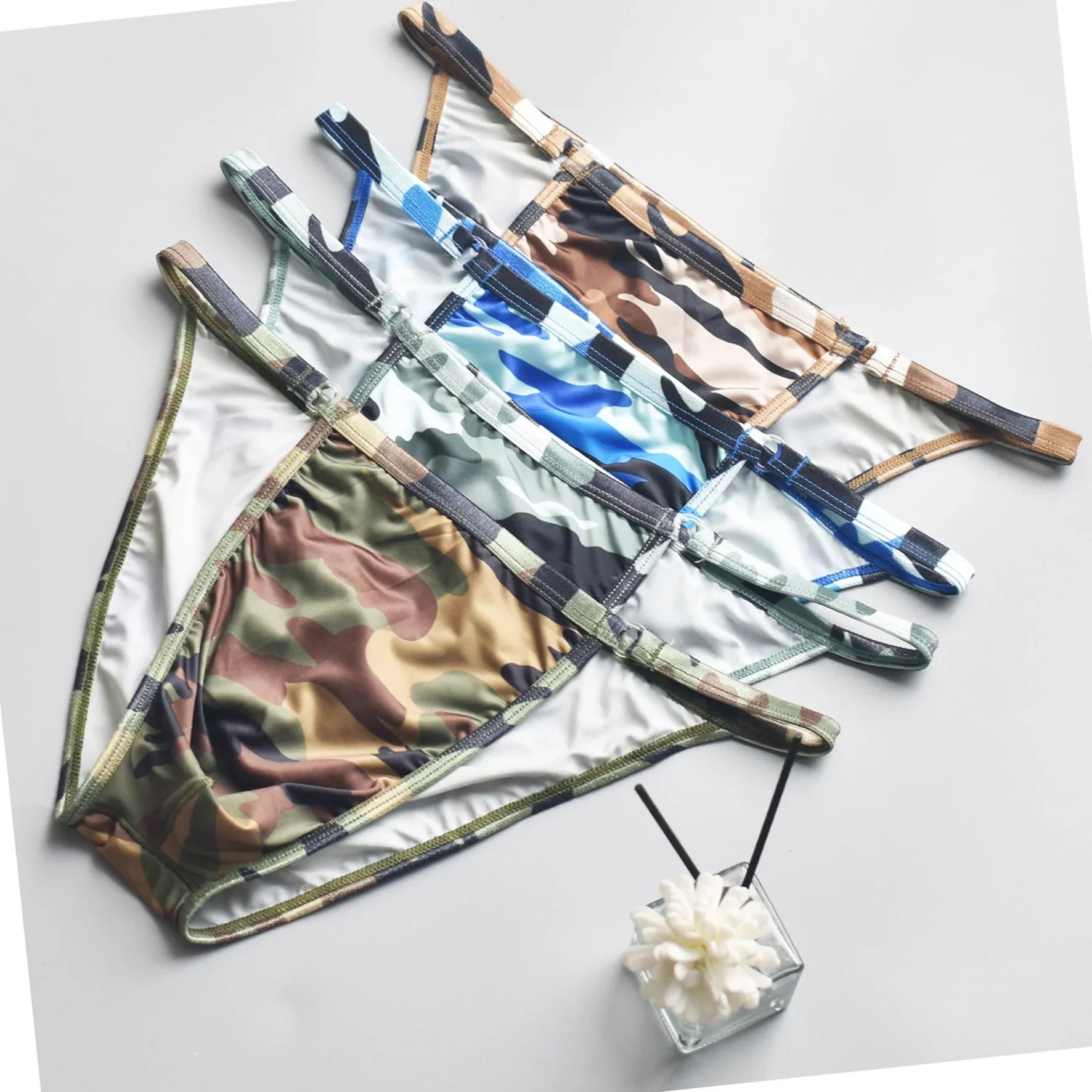 Military Camo Slim Briefs