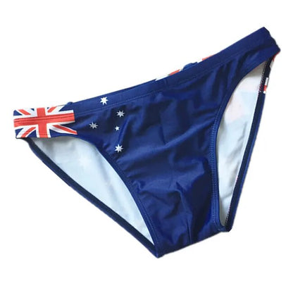 Aussie Flag Low Cut Swim Brief - view 7