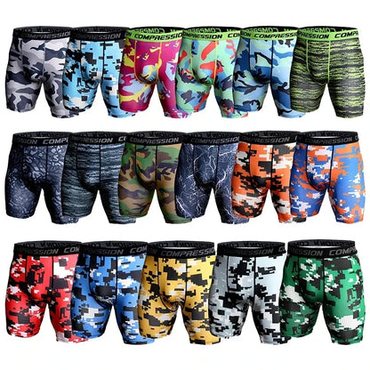 Camo Pixel Compression Shorts