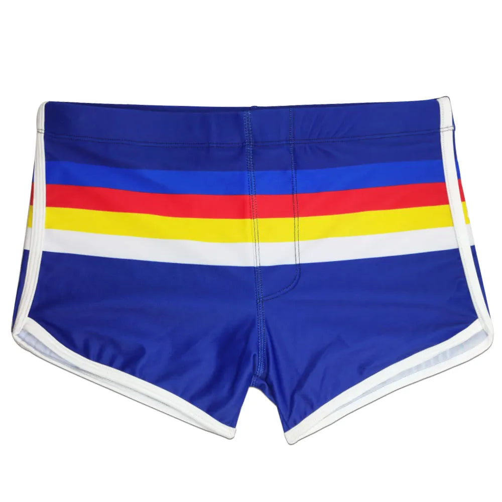 Retro Stripes Swim Trunk
