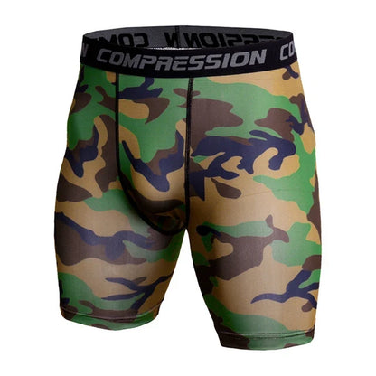 Camo Pixel Compression Shorts