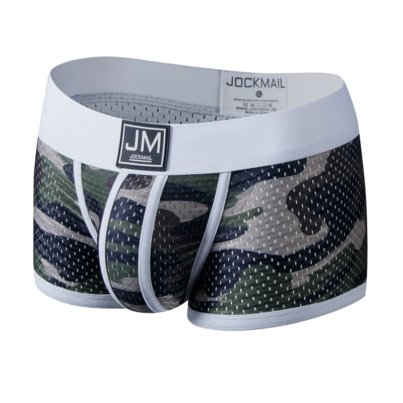 Jockmail Camo Mesh Trunks