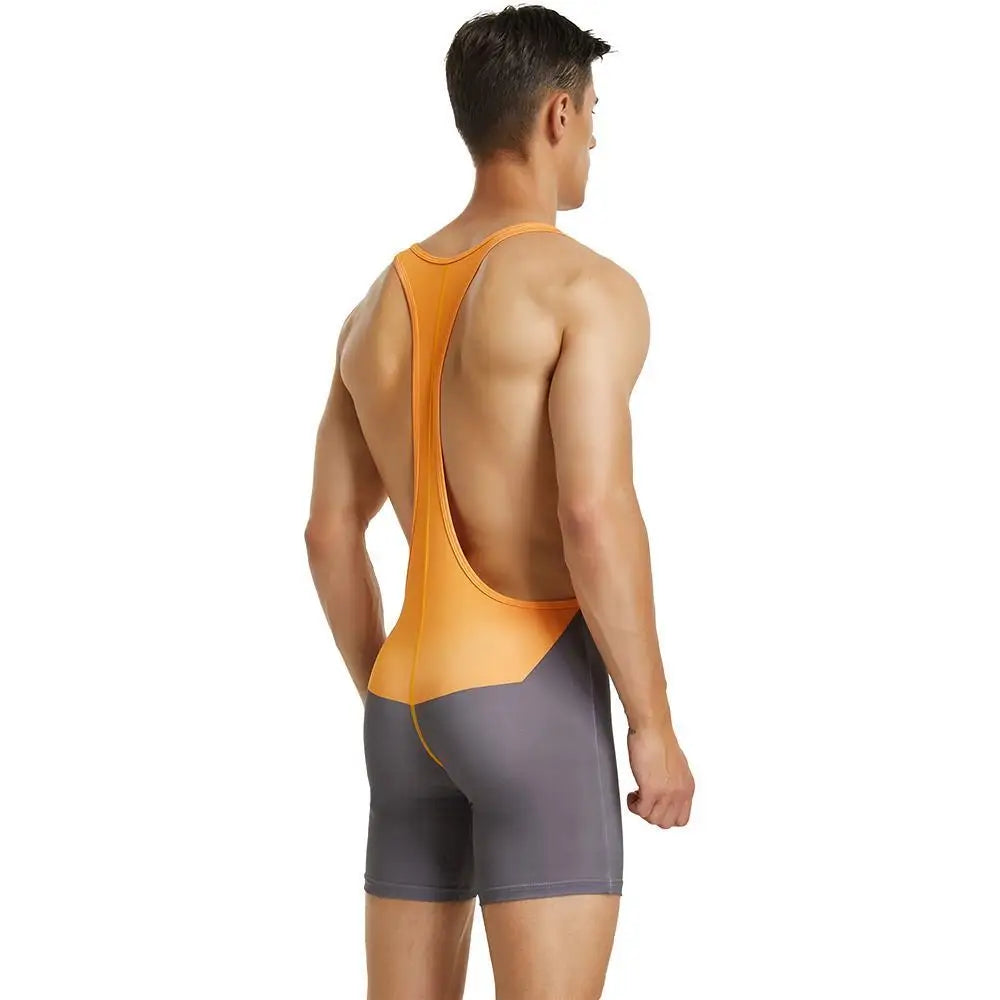 Tauwell Athletic Cream wrestling singlet