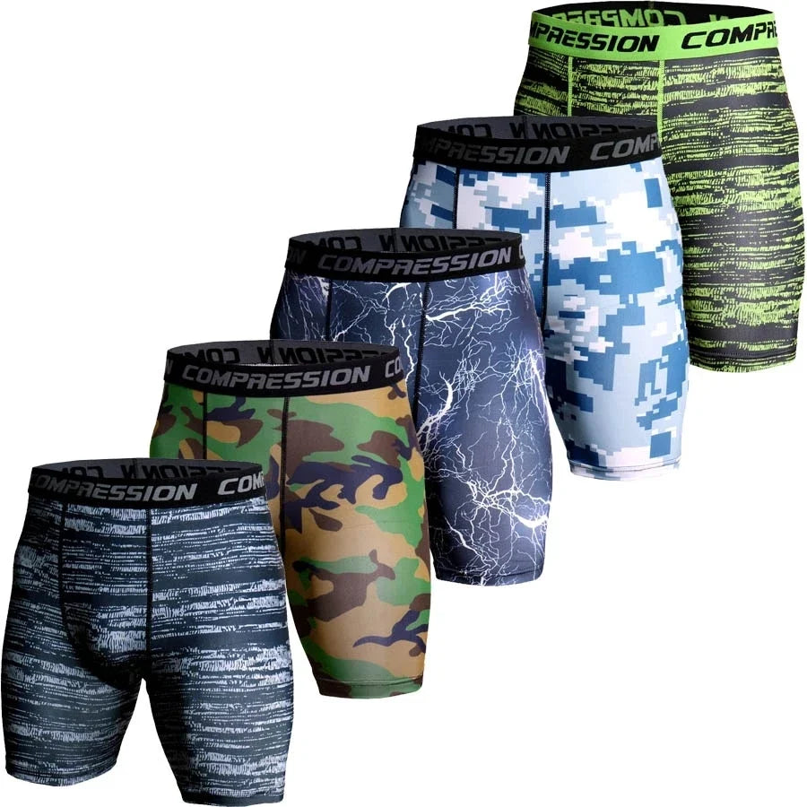 Camo Pixel Compression Shorts