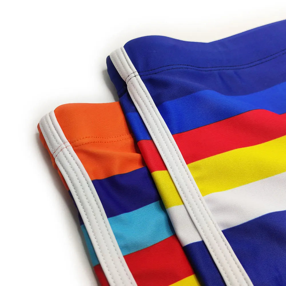 Retro Stripes Swim Trunk
