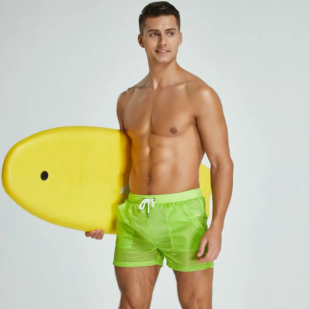 SEOBEAN Transparent Swim Shorts