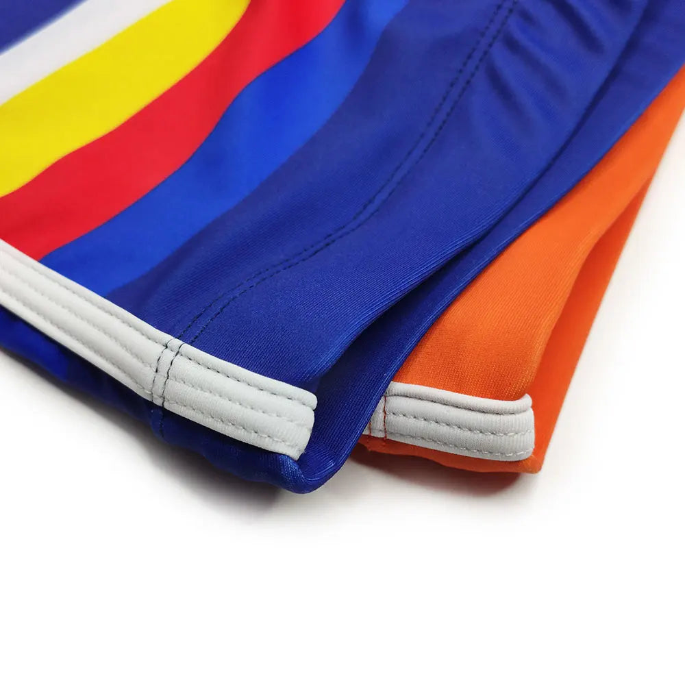Retro Stripes Swim Trunk