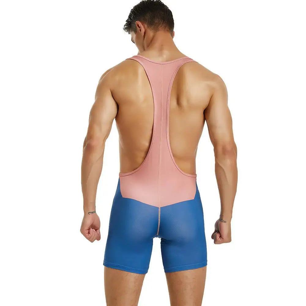 Tauwell Athletic Cream wrestling singlet