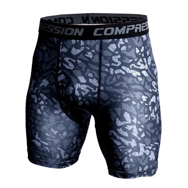 Camo Pixel Compression Shorts