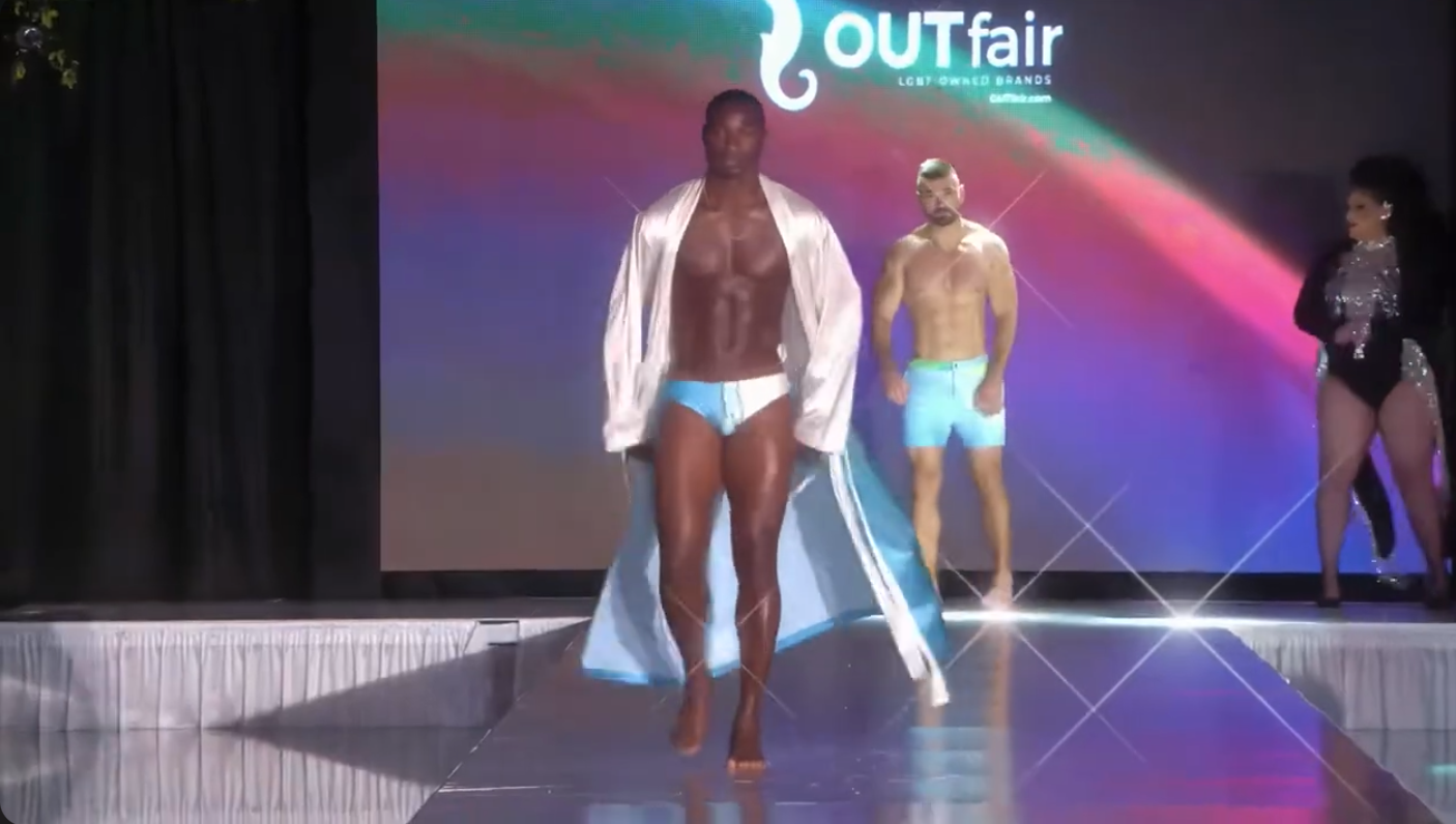 Load video: OUTFAIR.COM Fashion show at the Miami Swim Week