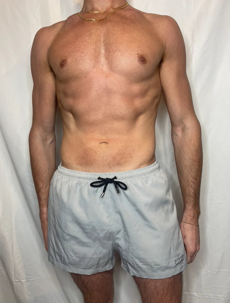 CTS Solid Swim To Gym Short- Grey