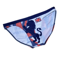 UK Lion Flag Low Cut Swim Brief - view 1
