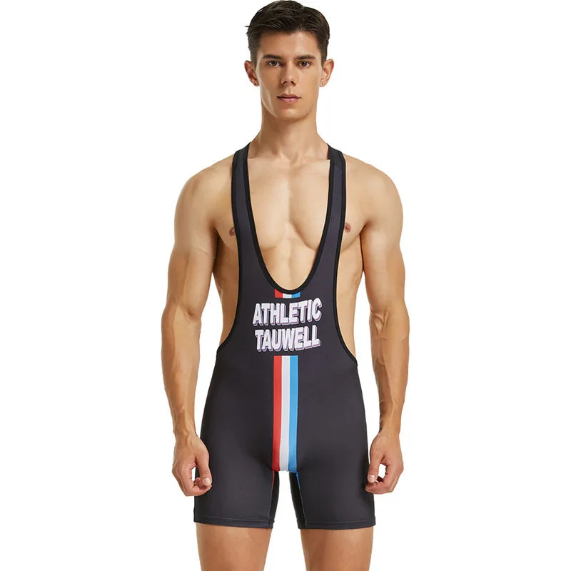 Tauwell Athletic Outline wrestling singlet