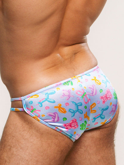 Luxe Satin Double Strap Tanga