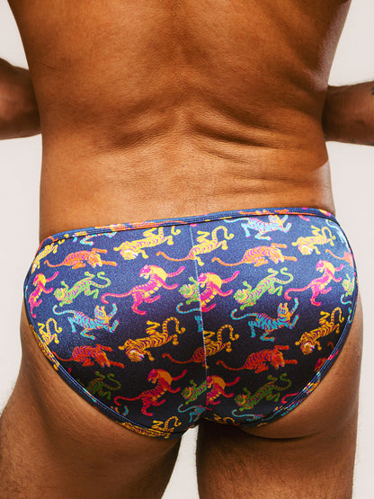 Luxe Satin Double Strap Tanga
