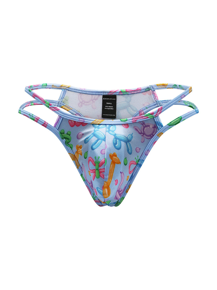 Luxe Satin Double Strap Thong
