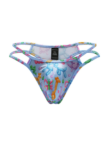 Luxe Satin Double Strap Thong