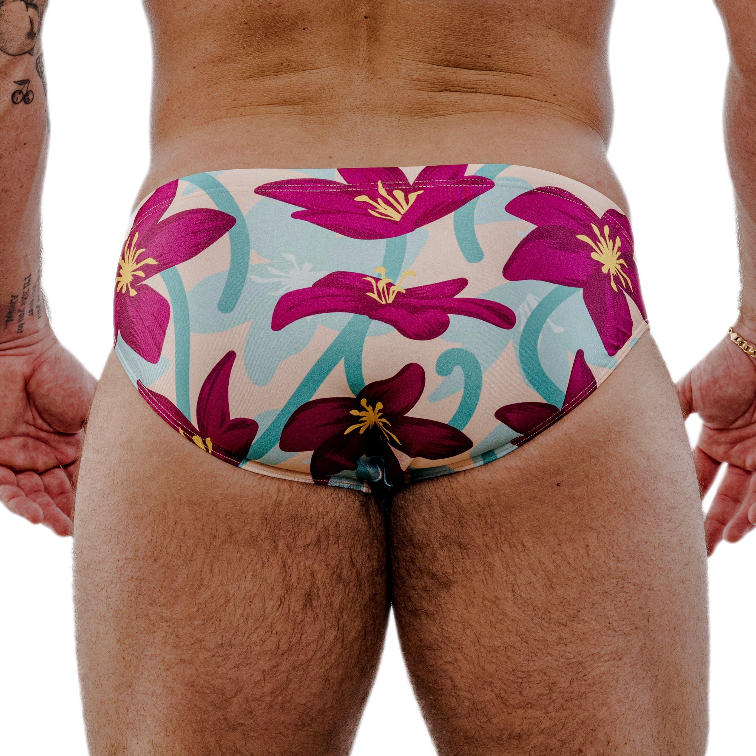 Hibiscus Swim - Red