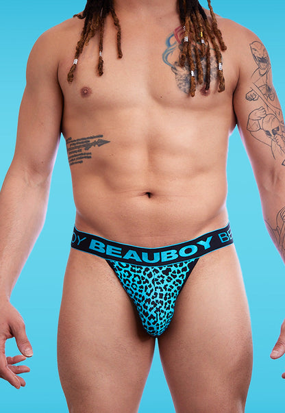 Leopard Thong - front view