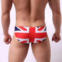 UK Flag Low Cut Swim Brief - view 1