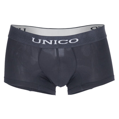 Unico ( ) Boxer Briefs Asfalto Microfiber - Gray