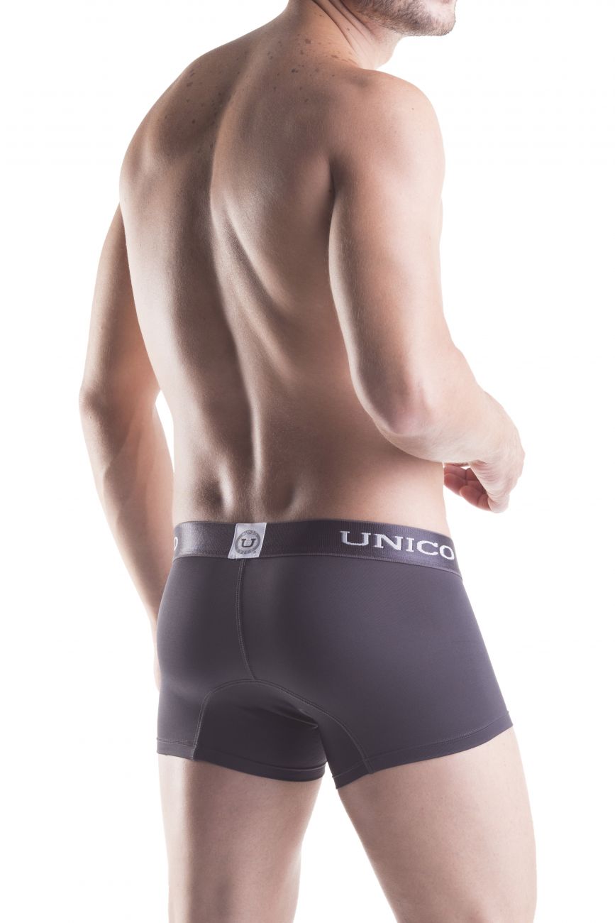 Unico ( ) Boxer Briefs Asfalto Microfiber - Gray